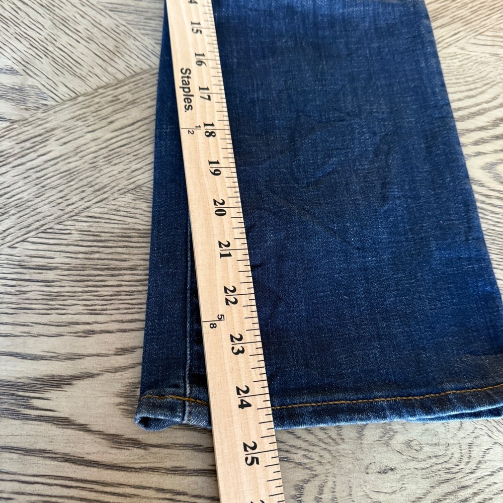 Chicos So Slimming Girlfriend Kick Flare Jeans Dark Wash Blue Denim Size 0 / 4 - Picture 7 of 10